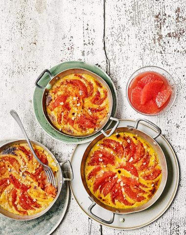 Recette du gratin de pomelo