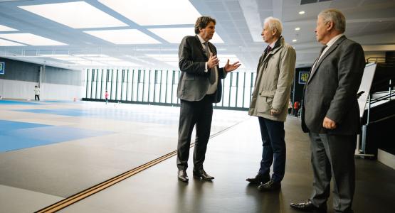 Visite de l'ambassadeur du Canada Stéphane Dion