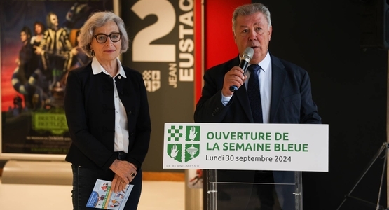 Le maire du Blanc-Mesnil, Jean-Philippe Ranquet, et l’adjointe au maire chargée de la Solidarité et de l’Emploi, Bénédicte Lefèvre, étaient présents. 