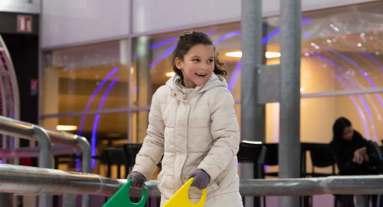 Patins aux pieds, les jeunes Blanc-Mesnilois ont profité d’une matinée féerique !
