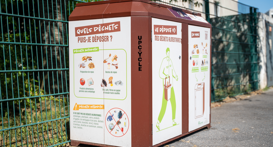 Poubelle des déchets alimentaires © Vincent Coutin