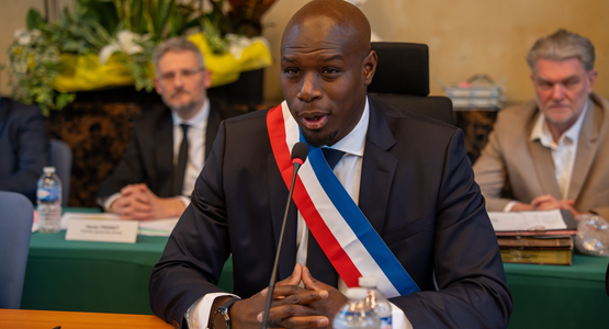 Conseil municipal d'installation, Demba Traoré © Vincent Coutin