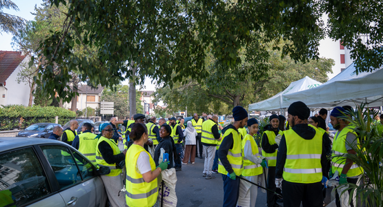 Dimanche 27 septembre, la collecte du secteur centre a totalisé 10 tonnes de déchets, soit l’équivalent de dix camions-poubelles.