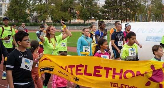 Une course pour la bonne cause, au profit du Téléthon.