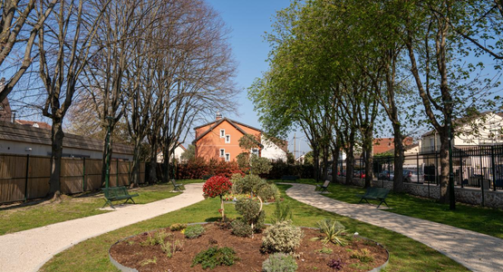 Vue du square Jacques-Parizelle © Vincent Coutin