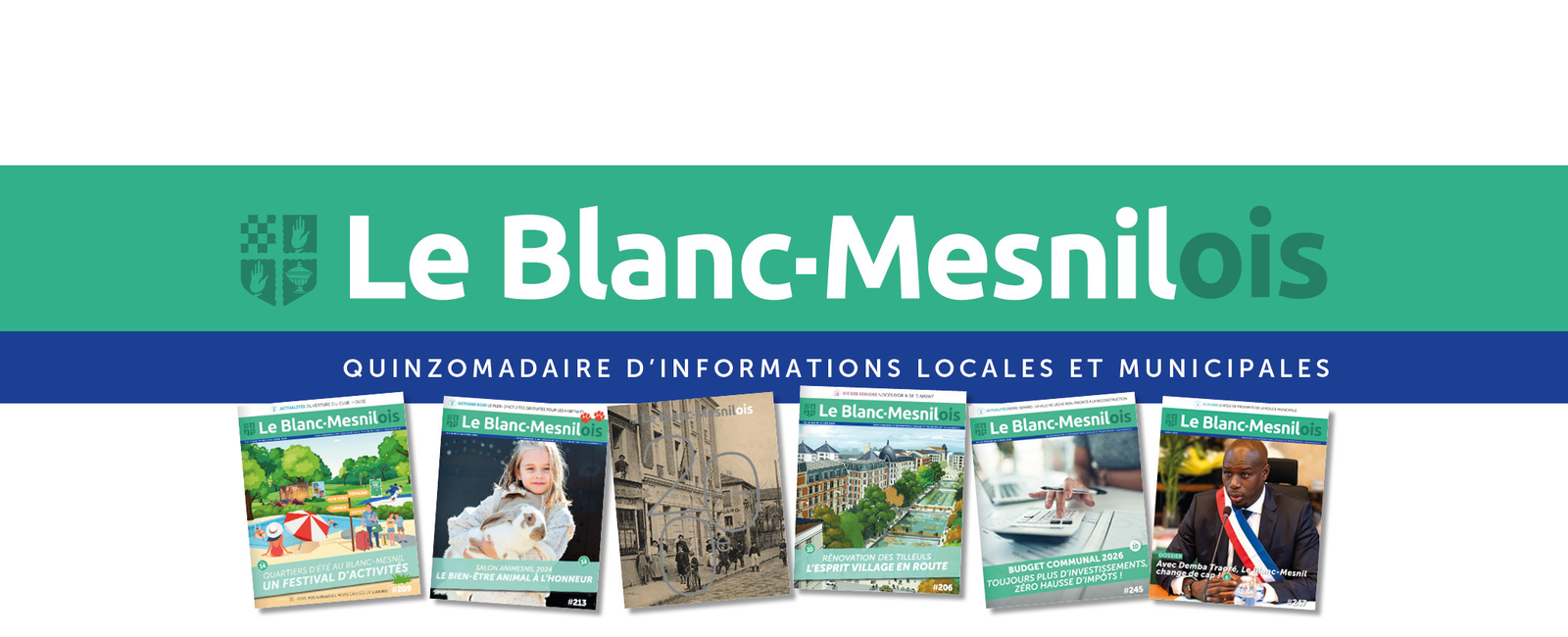 Bandeau, les magazine Le Blanc-Mesnilois