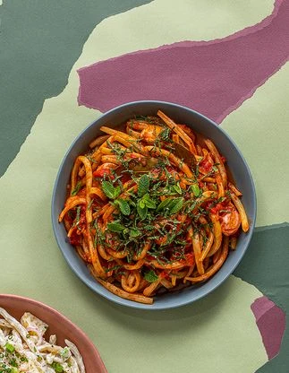 Haricot beurre à l'ail et aux tomates