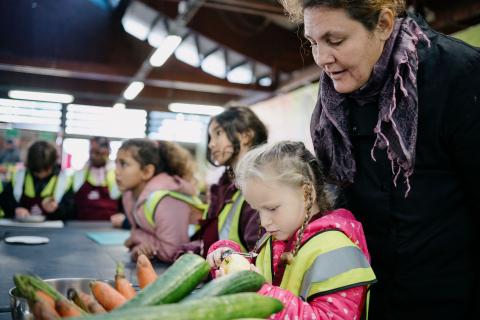 Photo marché alimentaire