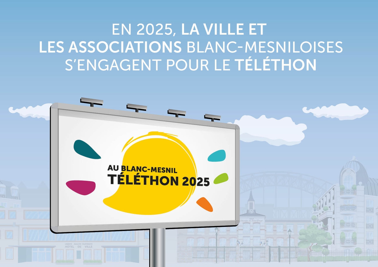 En 2025, la ville et les associations Blanc-Mesniloises s'engagent pour le Téléthon