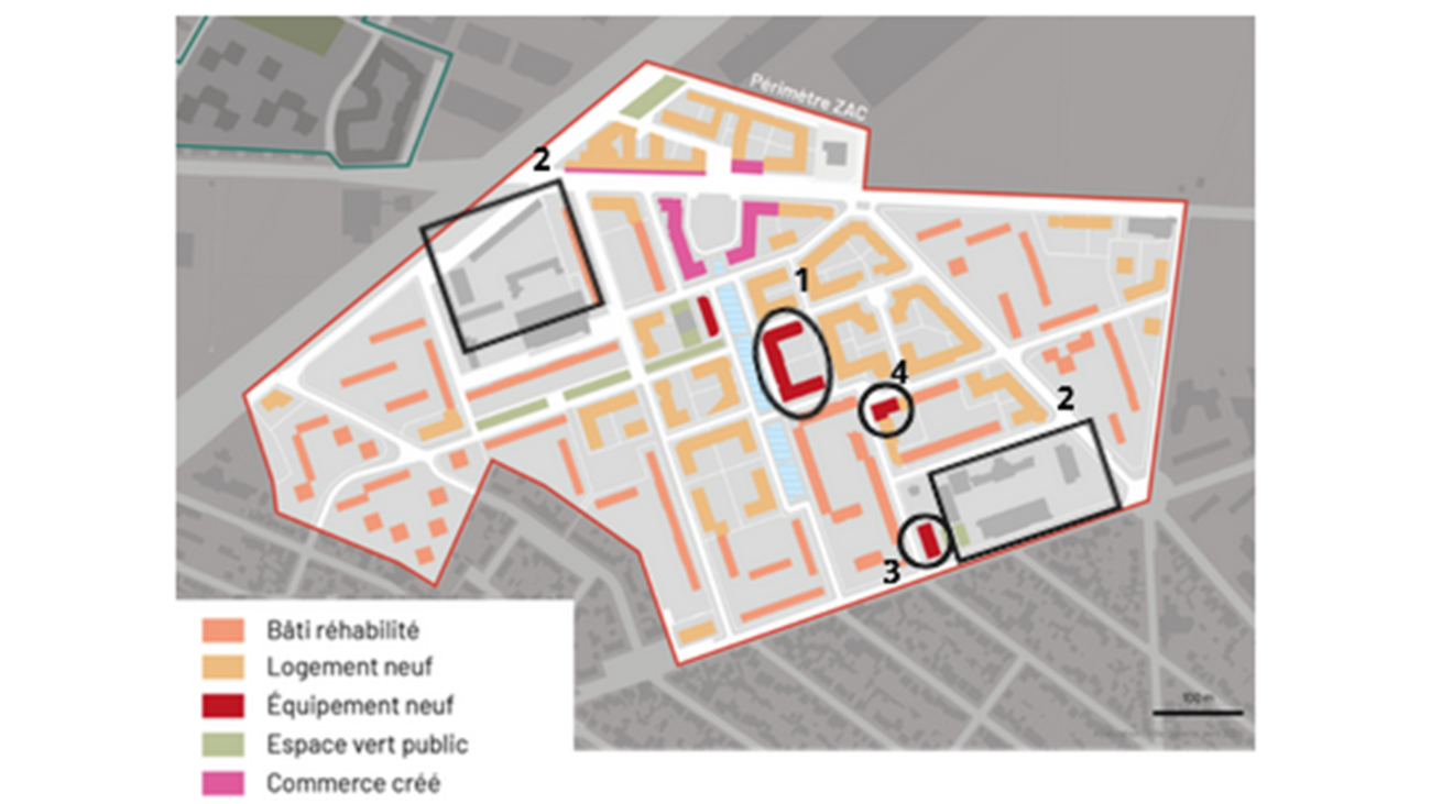 Plan synthèse de l’opération d’aménagement 