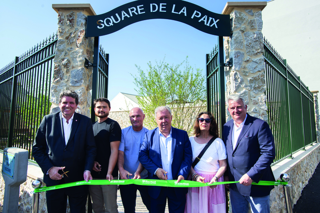 Inauguration du square de la Paix © Sébastien Champeaux