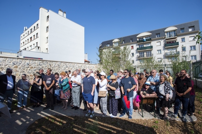 Inauguration du square de la Paix © Sébastien Champeaux